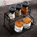 Stylish Metal Kitchen Rack for Spices & Utensils